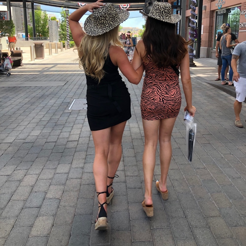 Tiger print dress